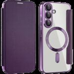 Techsuit Samsung Galaxy A56 5G SmartMag Θήκη Βιβλίο - Purple