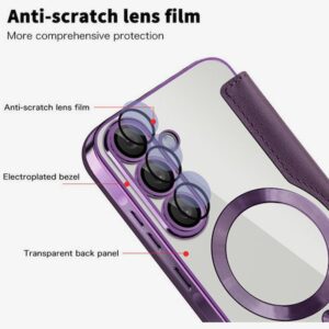 Techsuit Samsung Galaxy A56 5G SmartMag Θήκη Βιβλίο - Purple