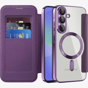 Techsuit Samsung Galaxy A56 5G SmartMag Θήκη Βιβλίο - Purple