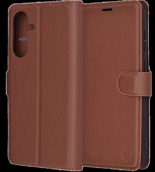 Techsuit Samsung Galaxy A56 5G Leather Folio Θήκη Βιβλίο - Brown