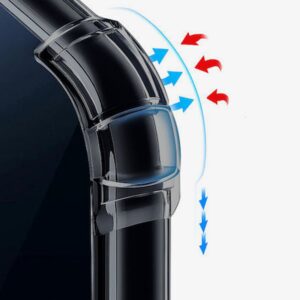 Techsuit iPhone 13 Magsafe Shockproof Clear Θήκη Σιλικόνης - Smoke Black