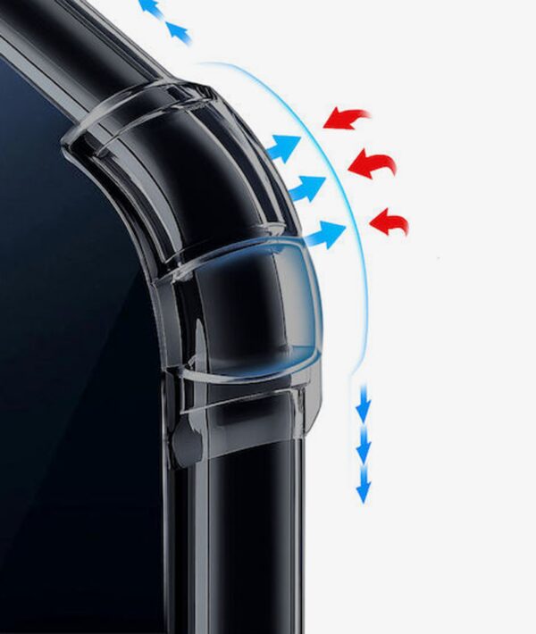 Techsuit iPhone 13 Magsafe Shockproof Clear Θήκη Σιλικόνης - Smoke Black