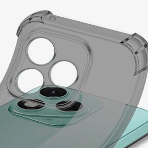 Techsuit iPhone 13 Magsafe Shockproof Clear Θήκη Σιλικόνης - Smoke Black