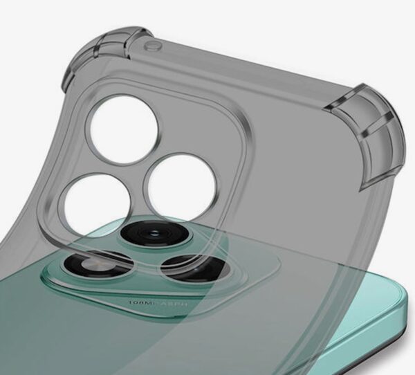 Techsuit iPhone 13 Magsafe Shockproof Clear Θήκη Σιλικόνης - Smoke Black