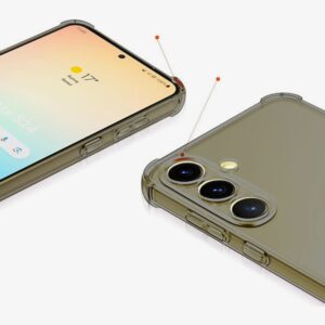 Techsuit iPhone 13 Magsafe Shockproof Clear Θήκη Σιλικόνης - Smoke Black