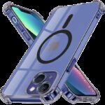 Techsuit iPhone 13 Magsafe Shockproof Clear Θήκη Σιλικόνης - Smoke Black