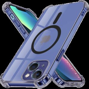 Techsuit iPhone 13 Magsafe Shockproof Clear Θήκη Σιλικόνης - Smoke Black