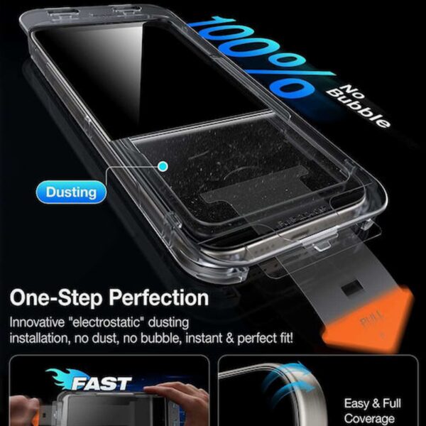 iPhone 17 Pro Max / 16 Pro Max Προστασία Οθόνης Φιμέ Torras Privacy Full Face Tempered Glass