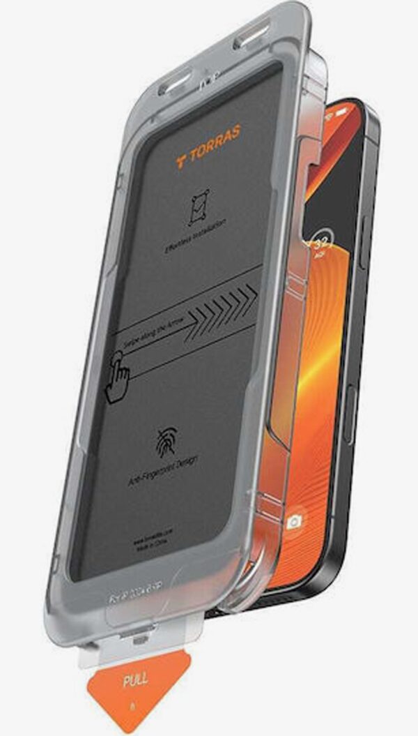 iPhone 17 Pro Max / 16 Pro Max Προστασία Οθόνης Φιμέ Torras Privacy Full Face Tempered Glass