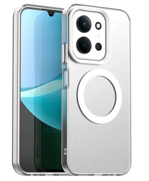 Techsuit Xiaomi Redmi 15C 4G / 5G / Poco C85 CandyCase MagSafe Θήκη Σκληρή Διάφανη - White Techsuit Xiaomi Redmi 15C 4G / 5G / Poco C85 CandyCase MagSafe Θήκη Σκληρή Διάφανη - White