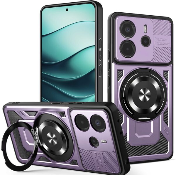 Techsuit Xiaomi Redmi 15C 4G / Poco C85 Rugged Cam Θήκη Σκληρή - Purple