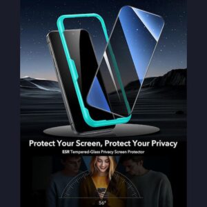 iPhone 17 Pro Max / 16 Pro Max ESR Screen Protector 3 Pack Προστασία Οθόνης Φιμέ Privacy Full Face Tempered Glass