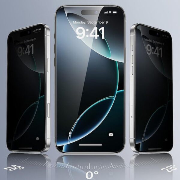 iPhone 17 Pro Max / 16 Pro Max ESR Screen Protector 3 Pack Προστασία Οθόνης Φιμέ Privacy Full Face Tempered Glass