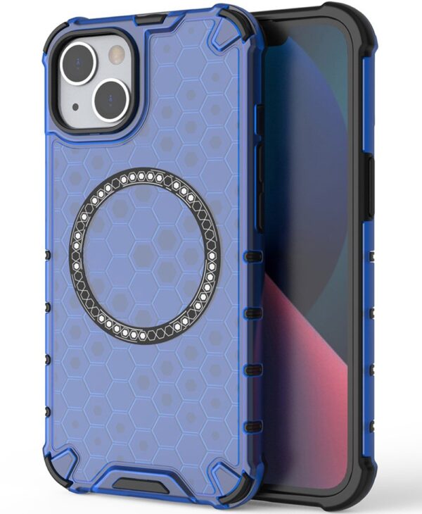 Techsuit iPhone 13 MagSafe Honeycomb Shield Σκληρή Θήκη - Blue