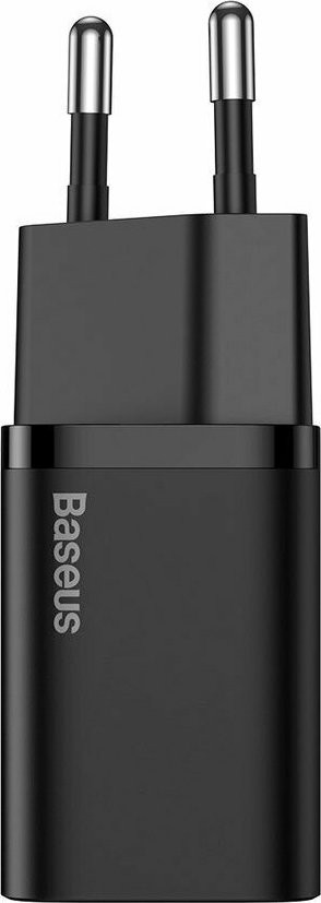 Baseus Φορτιστής Χωρίς Καλώδιο με Θύρα USB-C 20W Power Delivery Μαύρο (Super Si) CCSUP-C01