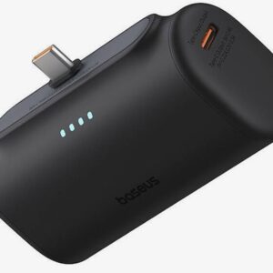 Baseus Compact Fast Charging Power Bank 5000mAh 20W με Θύρα USB-C Μαύρο