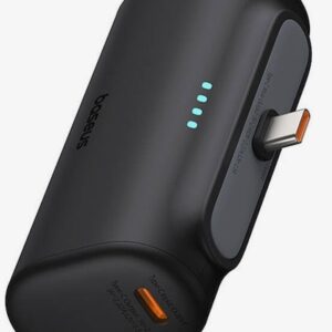 Baseus Compact Fast Charging Power Bank 5000mAh 20W με Θύρα USB-C Μαύρο