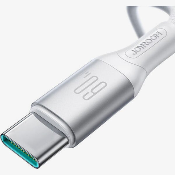 Joyroom USB-C to USB-C Cable 60W Power Delivery 2m Λευκό