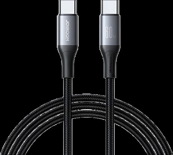 Joyroom USB-C to USB-C Cable 60W Power Delivery 2m Μαύρο