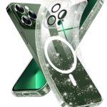 Techsuit iPhone 14 Pro Max MagSafe SparkleSkin Series Glitter Θήκη Σιλικόνης - Διάφανη