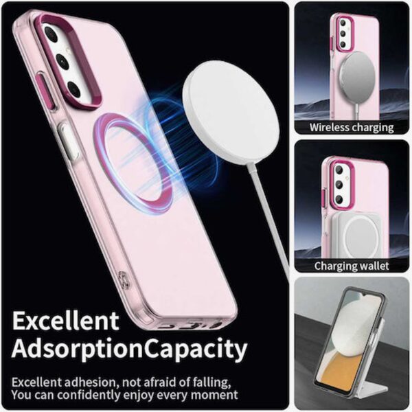 Techsuit Samsung Galaxy A05s MagSafe CandyCase Θήκη Σκληρή Διάφανη - Pink