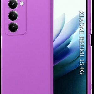Techsuit Xiaomi Redmi 15 4G / 5G SoftFlex Θήκη Σιλικόνης - Purple