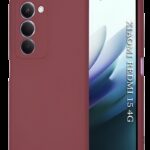 Techsuit Xiaomi Redmi 15 4G / 5G SoftFlex Θήκη Σιλικόνης - Plum Red
