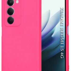Techsuit Xiaomi Redmi 15 4G / 5G SoftFlex Θήκη Σιλικόνης - Hot Pink
