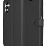 Techsuit Samsung Galaxy A05s Leather Folio Θήκη Βιβλίο - Black