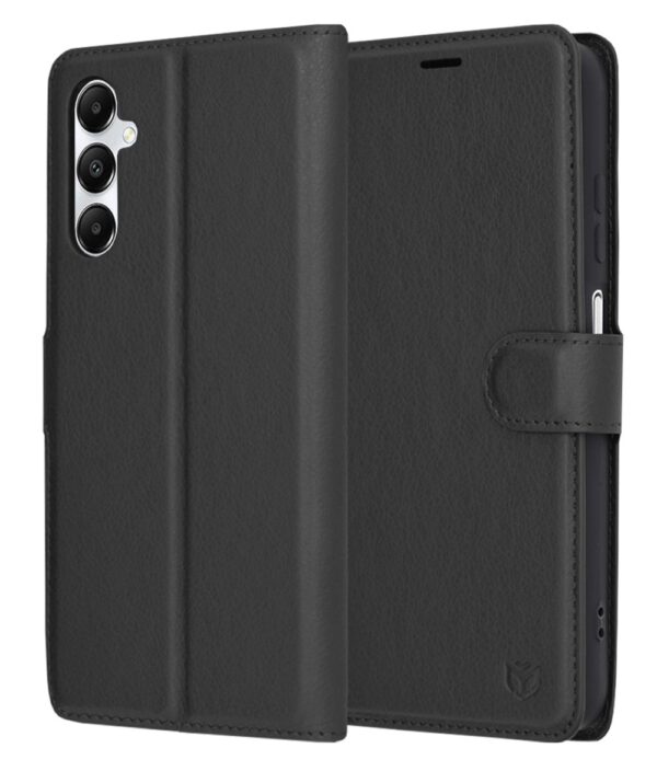 Techsuit Samsung Galaxy A05s Leather Folio Θήκη Βιβλίο - Black Techsuit Samsung Galaxy A05s Leather Folio Θήκη Βιβλίο - Black