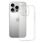 Techsuit iPhone 16 Pro Max Clear Silicone Θήκη Σιλικόνης TPU - Διάφανη