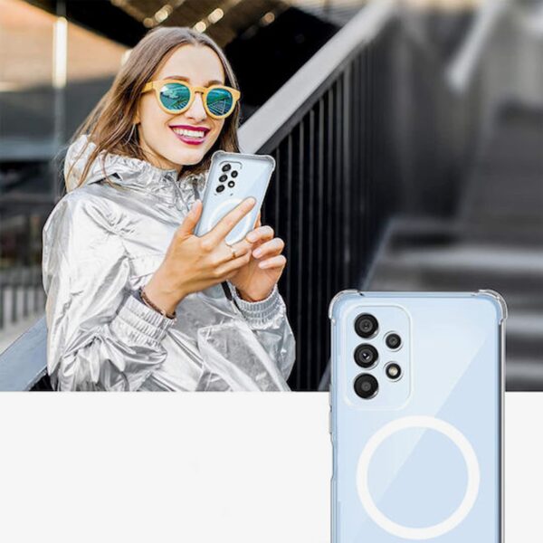 Techsuit iPhone 13 Pro Max MagSafe Shockproof Clear Θήκη Σιλικόνης - Διάφανη