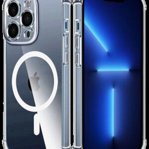 Forcell iPhone 14 Pro Max MagSafe Shockproof Clear Θήκη Σιλικόνης - Διάφανη