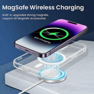 Techsuit iPhone 13 Pro Max Magsafe Pro Θήκη Σιλικόνης - Διάφανη
