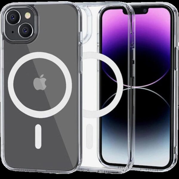 Techsuit iPhone 13 Pro Max Magsafe Pro Θήκη Σιλικόνης - Διάφανη