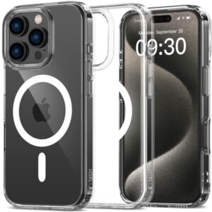 Tech Protect iPhone 16 Pro Max Magsafe Flexair Hybrid Θήκη Διάφανη - Glitter