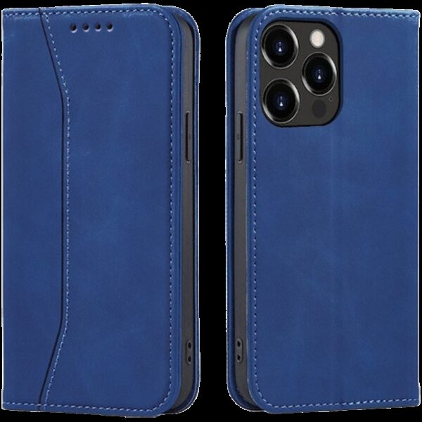 Tel1 iPhone 14 Magnet Fancy Θήκη Βιβλίο - Blue