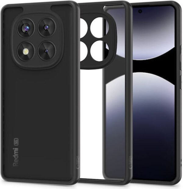 Tech Protect Xiaomi Redmi Note 14 Pro 5G / Poco X7 5G MagMat Θήκη Σκληρή Φιμέ - Black