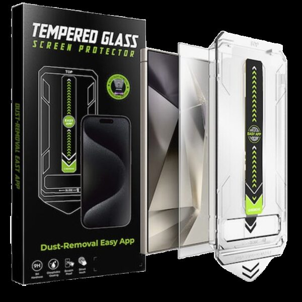 Samsung Galaxy S24 Ultra 5G Προστασία Οθόνης με Μαύρο Περίγραμμα Techsuit 111D Full Glue Tempered Glass