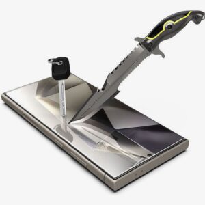 Samsung Galaxy S24 Ultra 5G Προστασία Οθόνης με Μαύρο Περίγραμμα Techsuit 111D Full Glue Tempered Glass