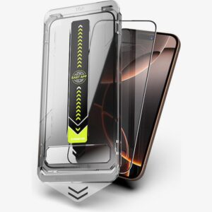 iphone 16 Pro Max / 17 Pro Max Προστασία Οθόνης με Μαύρο Περίγραμμα Techsuit TitanGlass Full Face Tempered Glass