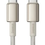 Baseus USB-C to USB-C 1m 100W - Λευκό