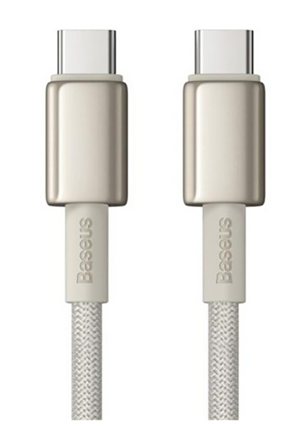 Baseus USB-C to USB-C 1m 100W - Λευκό