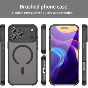 Techsuit iPhone 17 Pro Max MagSafe HaloFrost Θήκη Σκληρή Φιμέ - Gold