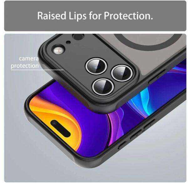 Techsuit iPhone 17 Pro Max MagSafe HaloFrost Θήκη Σκληρή Φιμέ - Gold