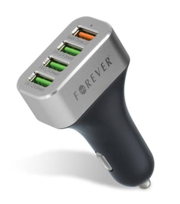 Forever Φορτιστής Αυτοκινήτου με 4 Θύρες USB-A 30W Μαύρος Forever Φορτιστής Αυτοκινήτου με 4 Θύρες USB-A 30W Μαύρος