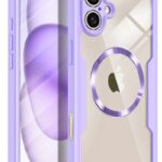 Techsuit iPhone 17 MagSafe Colorverse 360 Θήκη Σκληρή Διάφανη - Purple