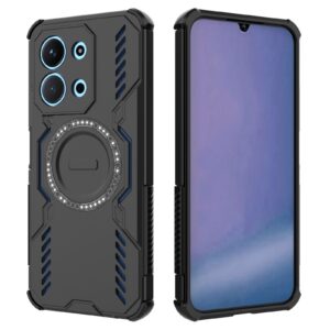 Butterfly Armor Xiaomi Redmi 15C 4G / Poco C85 MagSafe Shockproof Θήκη Σκληρή - Black