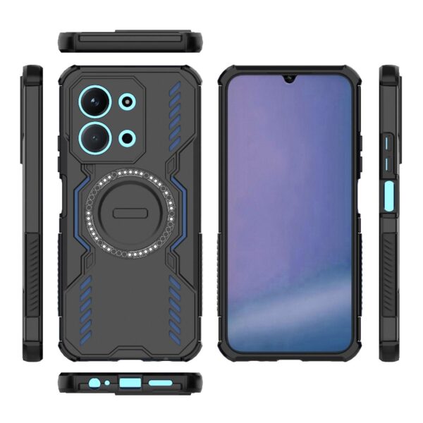 Butterfly Armor Xiaomi Redmi 15C 4G / Poco C85 MagSafe Shockproof Θήκη Σκληρή - Black