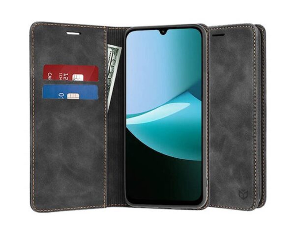 Techsuit Xiaomi Redmi 15C 4G / 5G / Poco C85 Confy Cover Θήκη Βιβλίο - Black